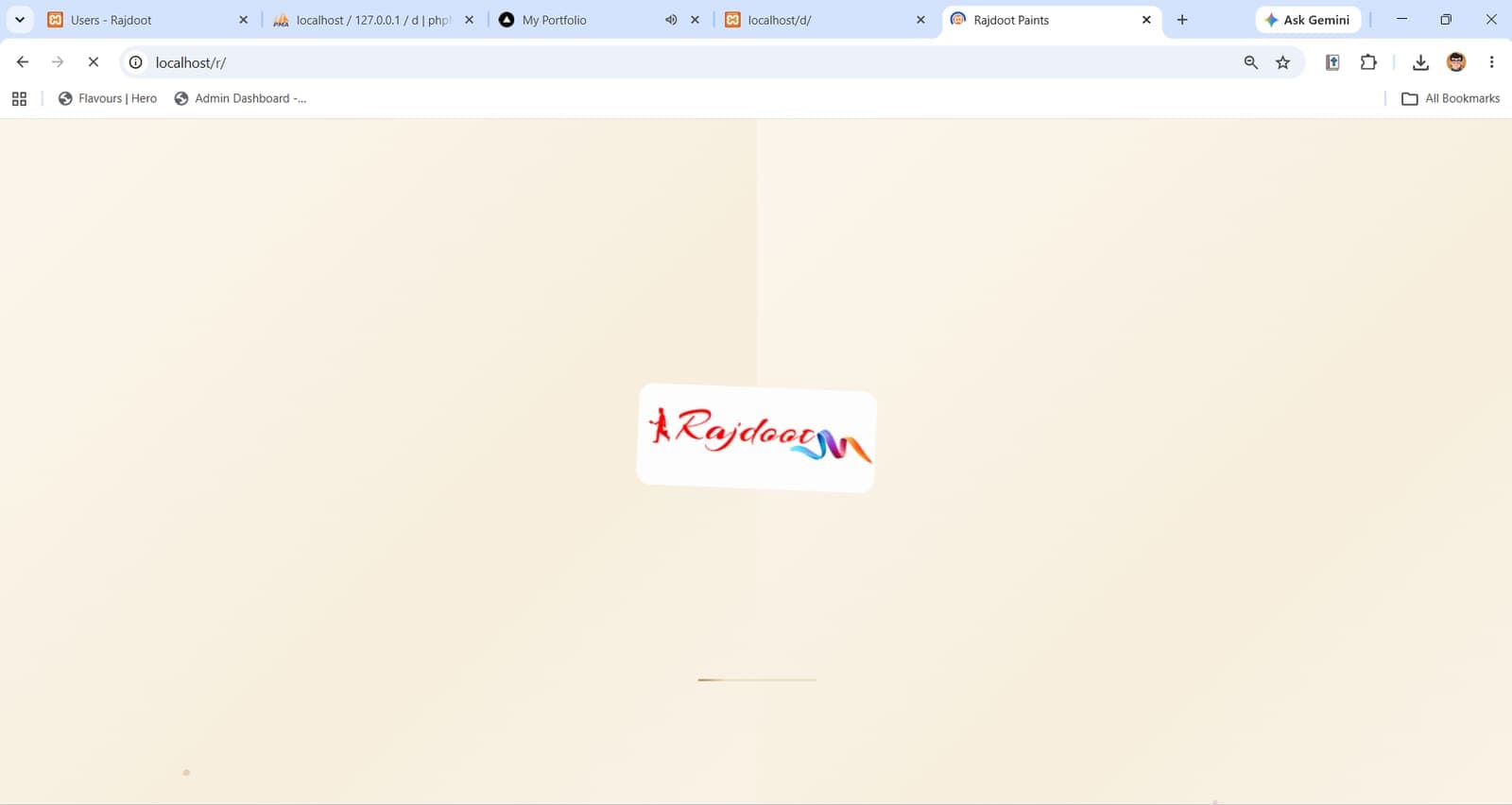 Animated intro loader