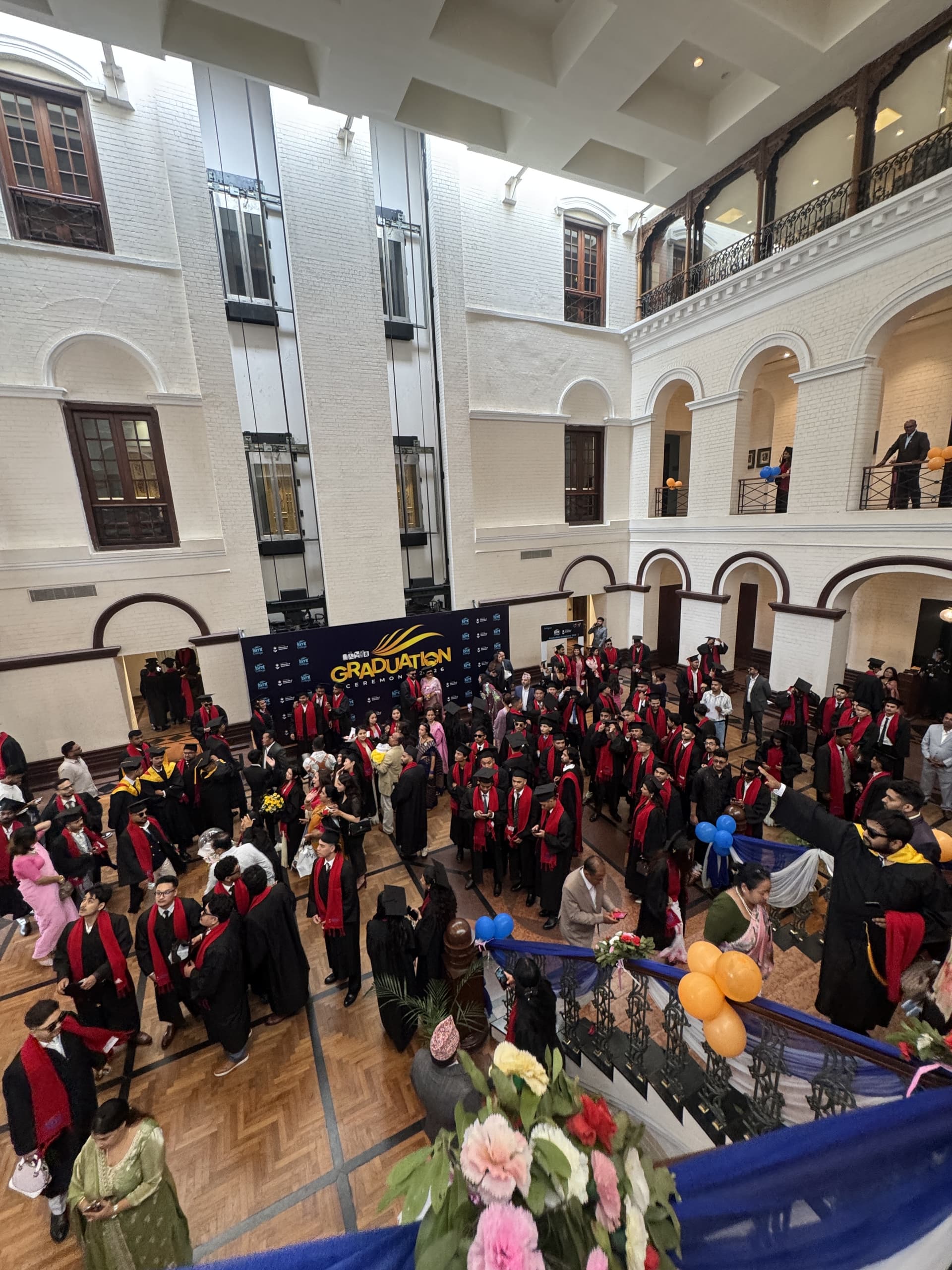 Graduation ceremony at Hotel Yak & Yeti, Kathmandu