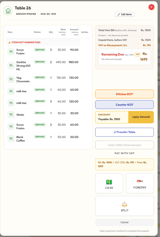 Live stock tracking and history